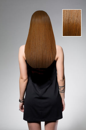 Copper Brown #8 - Full Head Set - 35cm