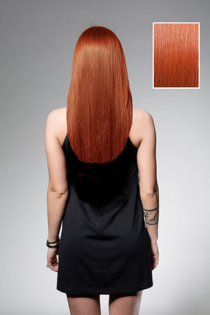 Vibrant Red Copper #130 - Full Head Set - 35cm