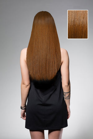 Copper Brown #8 - Full Head Set - 45cm