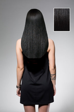 Noir de Jais #1 - Kit Chevelure Complète - 35 cm