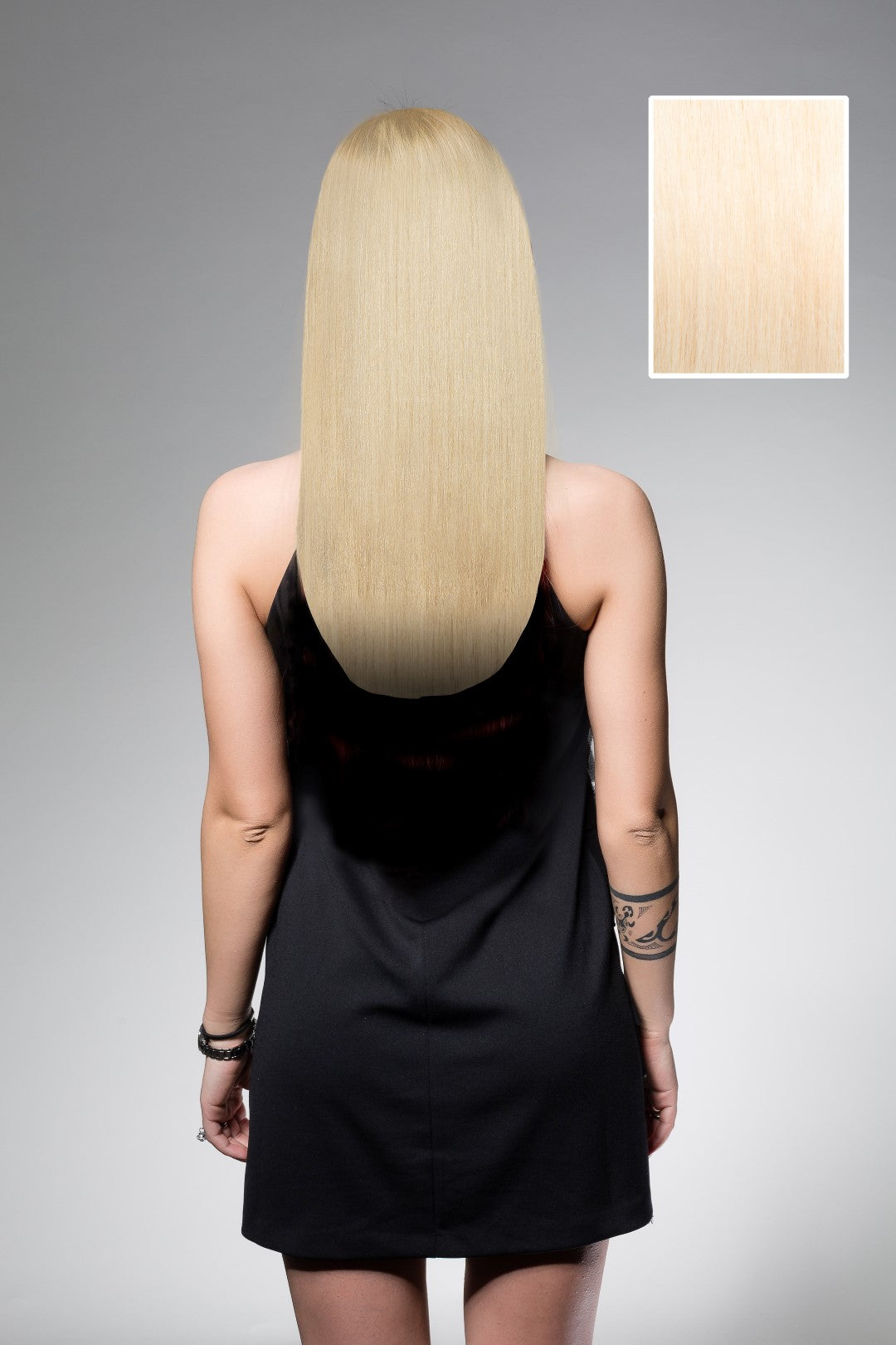 Blond Platine #613 - Kit Chevelure Complète - 35 cm