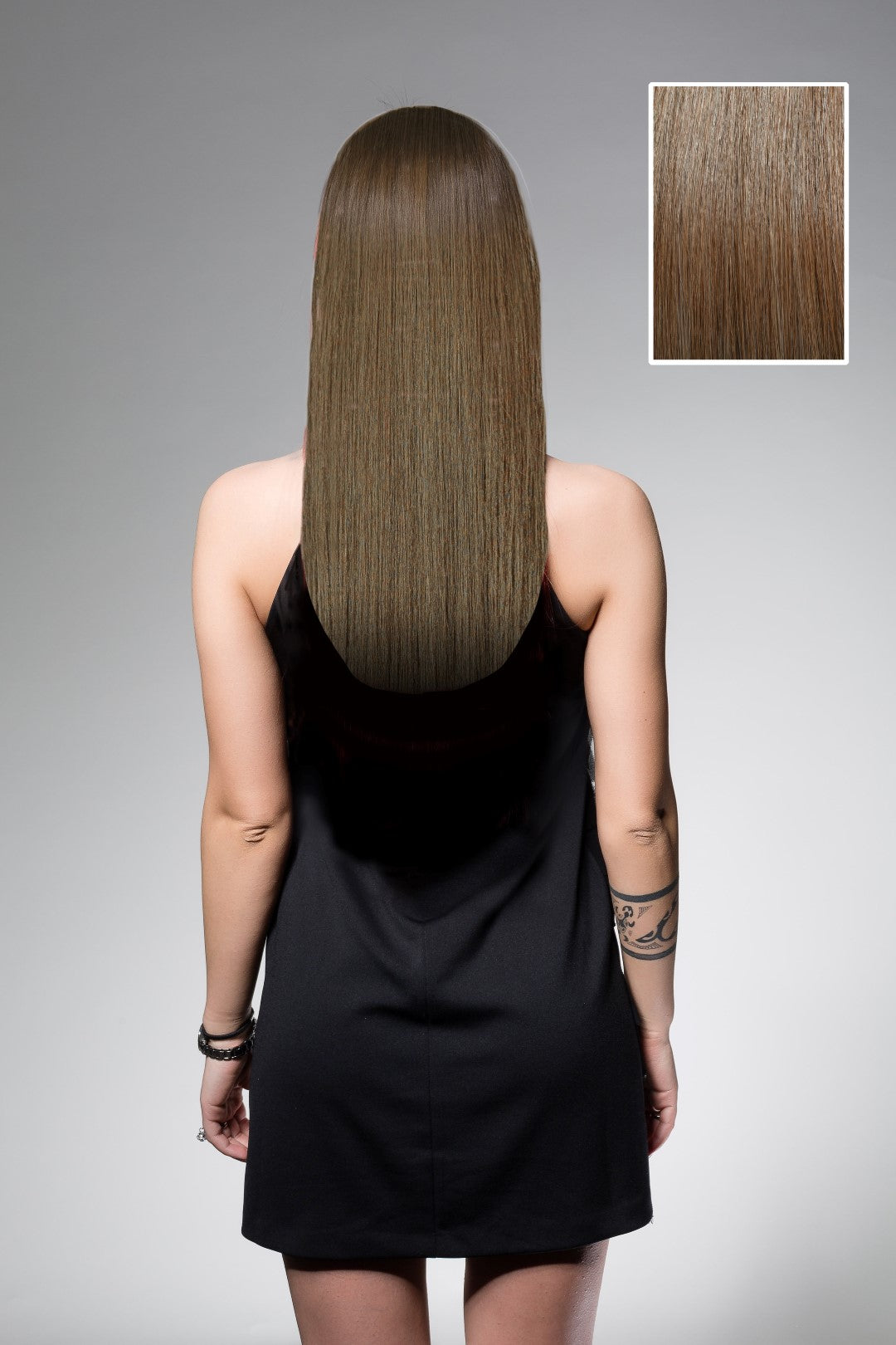 Medium Light/Ash Brown #7 - Full Head Set - 35cm