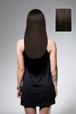 Darkest Brown #2 - Full Head Set - 35cm