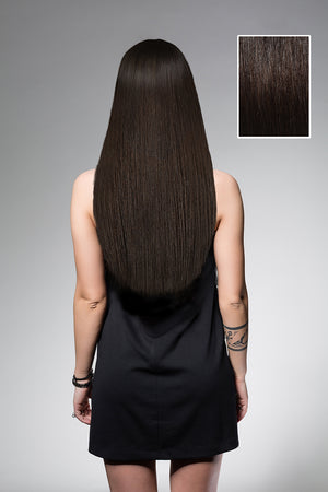 Darkest Brown #2 - Full Head Set - 45cm