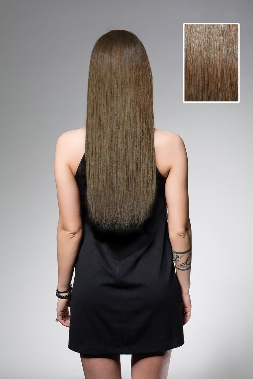 Medium Light/Ash Brown #7 - Full Head Set - 45cm