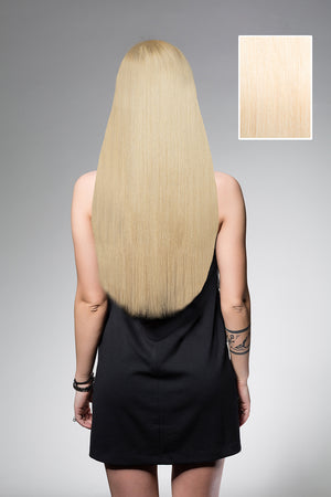 Blond Platine #613 - Kit Chevelure Complète - 55 cm