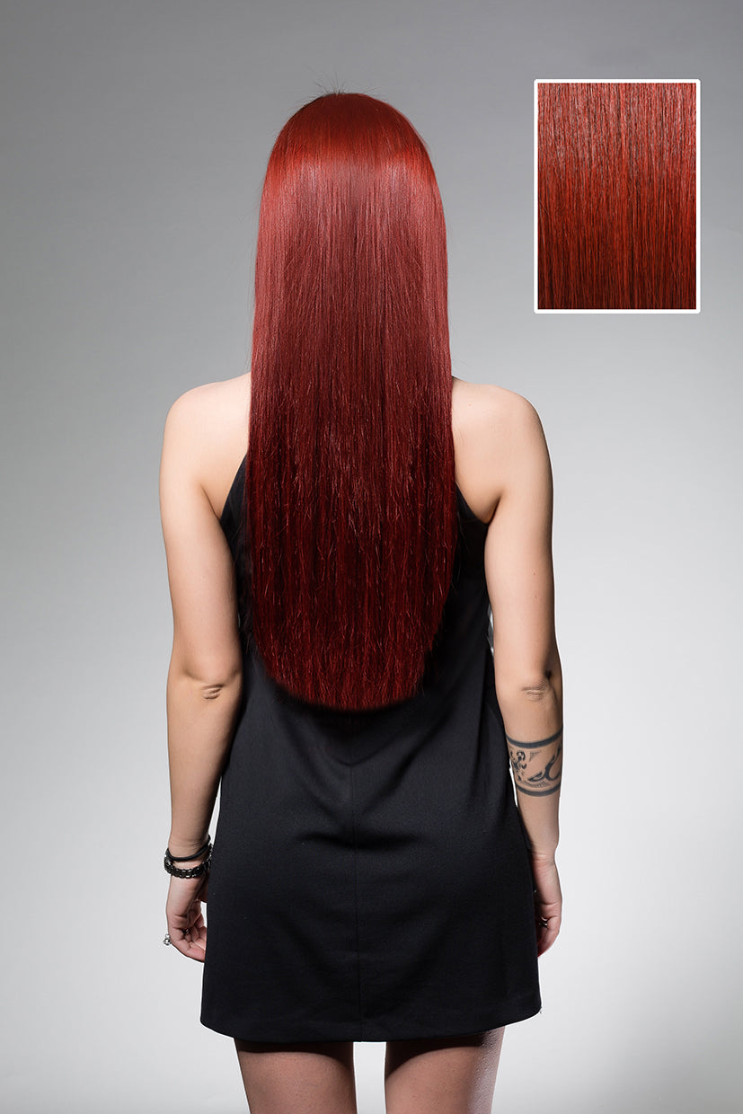 Rouge Intense #35 - Kit Chevelure Complète - 55 cm