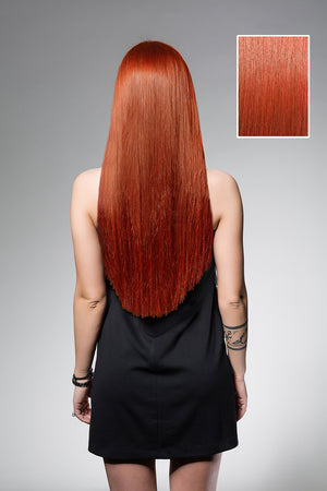 Vibrant Red Copper #130 - Full Head Set - 55cm