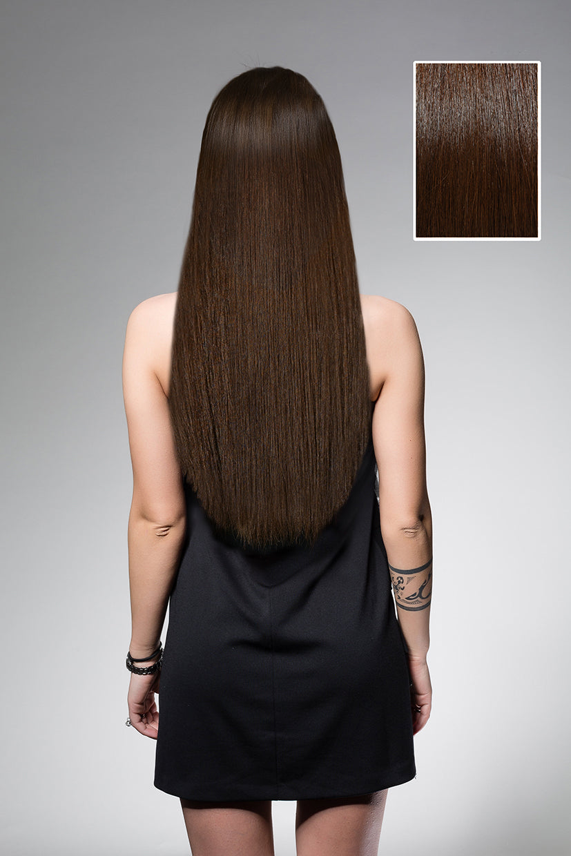 Chocolate Brown #3 - Full Head Set - 55cm